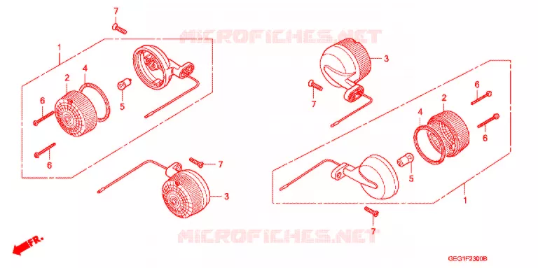 KNIPPERLICHT(2) Honda MOTO 50 BENLY 2004  CD504