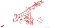 FRAME CHASSIS voor Honda BENLY CD 50 SPECIAL 2006
