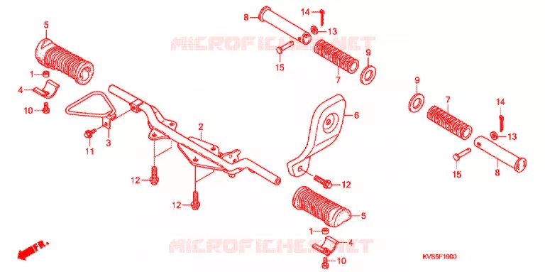 PEDAAL/KICKSTARTER ARM Honda MOTO 150 CG 2009  CG150ES9