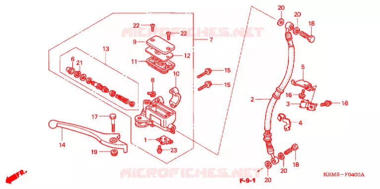 REMPOMP VOOR Honda MOTO 150 CG 2007  CG150ESD7