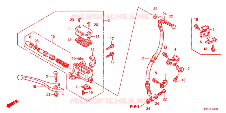 REMPOMP VOOR Honda MOTO 150 CG 2011  CG150ESDB