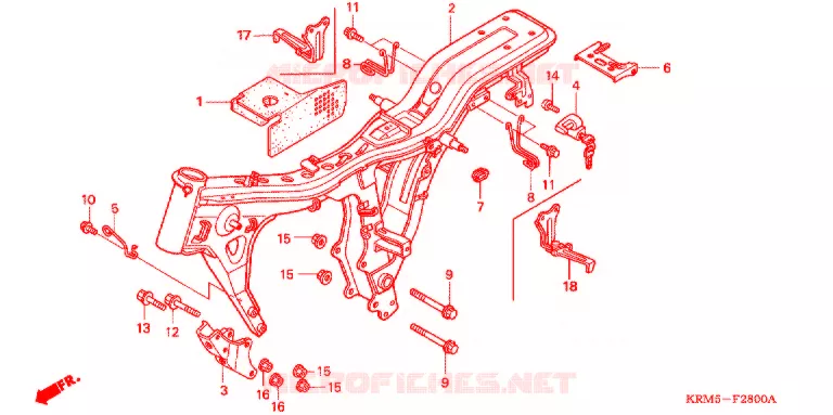 FRAME CHASSIS Honda MOTO 150 CG 2006  CG150JC6