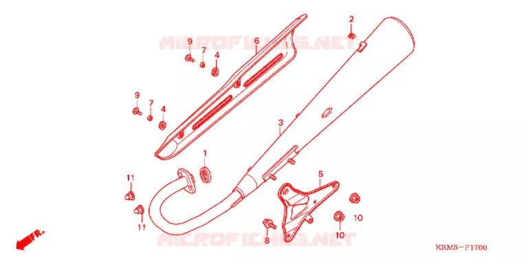 UITLAATDEMPER (1) Honda MOTO 150 CG 2006  CG150JC6
