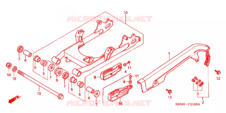 ZWAAI-ARM/KETTINGKAST Honda MOTO 150 CG 2006  CG150JC6