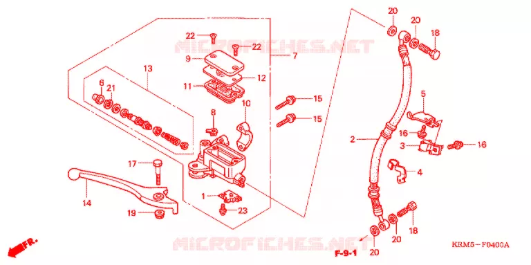 REMPOMP VOOR Honda MOTO 150 CG 2007  CG150S7