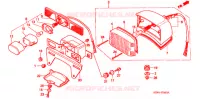 ACHTERLICHT(2) voor Honda REBEL 250 2002
