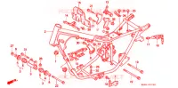 FRAME CHASSIS voor Honda REBEL 250 2002