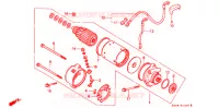 STARTEN MOTOR voor Honda REBEL 250 2002