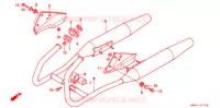 UITLAATDEMPER(2) voor Honda REBEL 250 2002