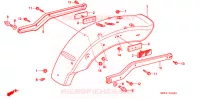 ACHTER STROOMLIJNKAP voor Honda REBEL 250 2002