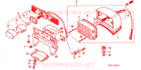 ACHTERLICHT(2) voor Honda REBEL 250 2002
