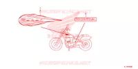 EMBLEEM/STREEP voor Honda REBEL 250 2013