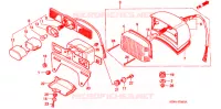 ACHTERLICHT(2) voor Honda REBEL 250 1996
