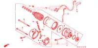 STARTEN MOTOR voor Honda REBEL 250 1996