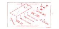 GEREEDSCHAP/ACCUVAK voor Honda CN 250 HELIX 1994