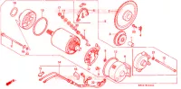 STARTEN MOTOR voor Honda CN 250 HELIX 1994