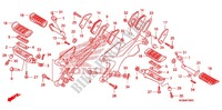 OPSTAP/KICKARM/ WISSEL PEDAAL voor Honda CBF 600 FAIRING ABS 2010