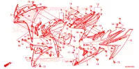 MIDDENKAP voor Honda CBR 500 R ABS 2017