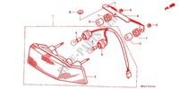 ACHTERLICHT(2) voor Honda CBR 600 F 1987
