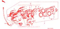 COMBINATIEMETER voor Honda CBR 600 F HURRICANE 1987