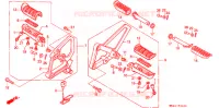 OPSTAP/KICKARM/ WISSEL PEDAAL voor Honda CBR 600 F HURRICANE 1987