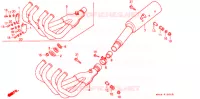 UITLAATDEMPER(2) voor Honda CBR 600 F HURRICANE 1987