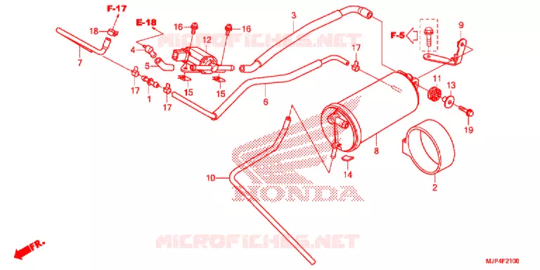 KOOLSTOFBUS Honda MOTO 1000 AFRICA-TWIN 2016  CRF1000DG