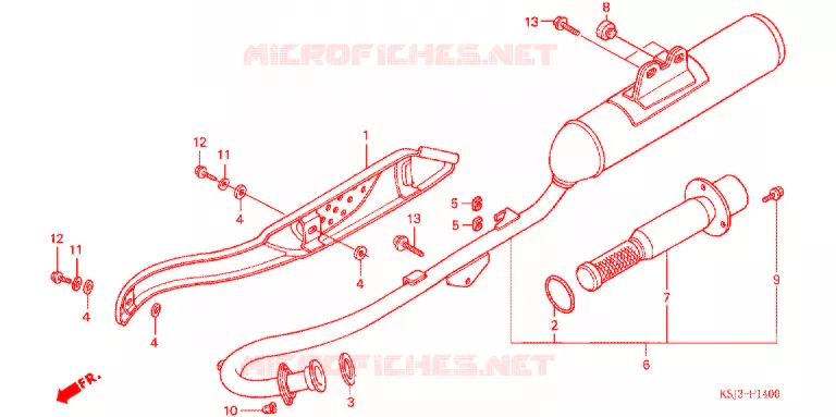 UITLAATDEMPER(2) Honda MOTO 100 CRF 2006  CRF100F6