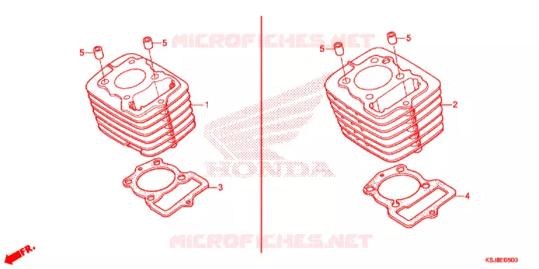 CILINDER Honda MOTO 100 CRF 2012  CRF100FC