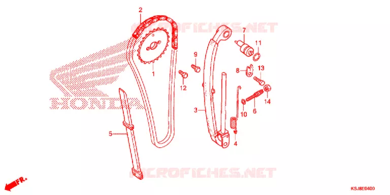 NOK KETTING/SPANNER Honda MOTO 100 CRF 2012  CRF100FC