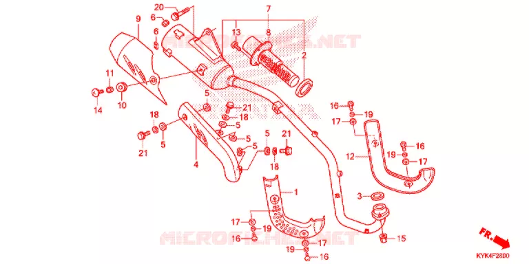 UITLAATDEMPER(2) Honda MOTO 110 CRF 2017  CRF110FH