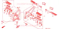 OPSTAP/KICKARM/ WISSEL PEDAAL voor Honda CBR 600 F HURRICANE 1987