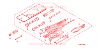 GEREEDSCHAP/ACCUVAK voor Honda REBEL 250 2007