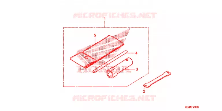 GEREEDSCHAP/ACCUVAK Honda MOTO 100 CRF 2009  CRF100F9