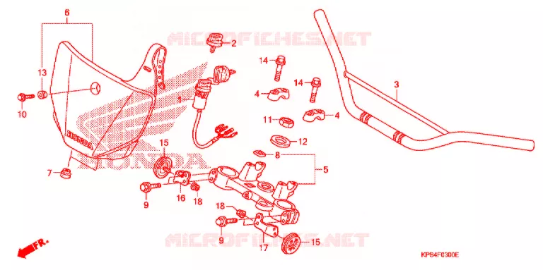 HENDEL PIJP/BOVENSTE BRUG (2) Honda MOTO 230 CRF 2007  CRF230F7