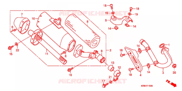 UITLAATDEMPER  Honda MOTO 250 CRF 2004  CRF250R4