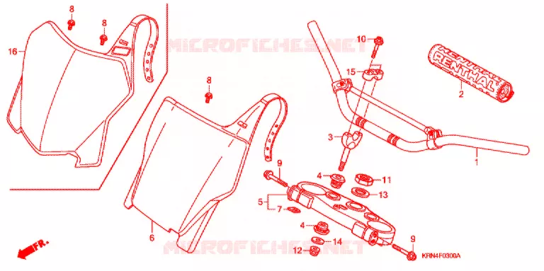 HENDEL PIJP/BOVENSTE BRUG (2) Honda MOTO 250 CRF 2005  CRF250R5