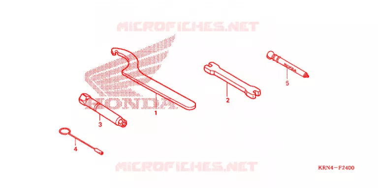 GEREEDSCHAP/ACCUVAK Honda MOTO 250 CRF 2006  CRF250R6