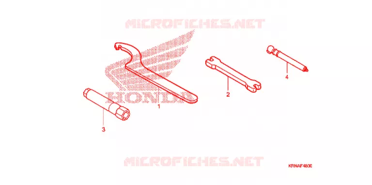 GEREEDSCHAP/ACCUVAK Honda MOTO 250 CRF 2011  CRF250RB