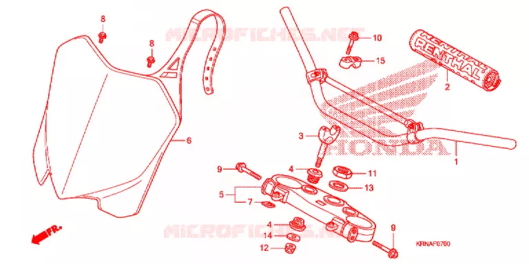 HENDEL PIJP/BOVENSTE BRUG (2) Honda MOTO 250 CRF 2011  CRF250RB