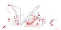 PEDAAL/KICKSTARTER ARM voor Honda CRF 250 R 2014