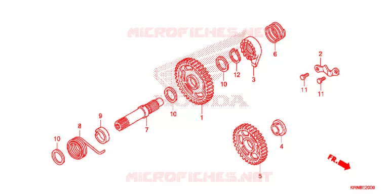 KICKSTARTER SPIL Honda MOTO 250 CRF 2016  CRF250RG