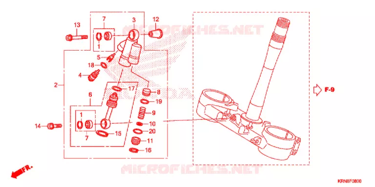 STUURDEMPER Honda MOTO 250 CRF 2016  CRF250RG