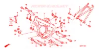 FRAME CHASSIS voor Honda CRF 250 R 2010