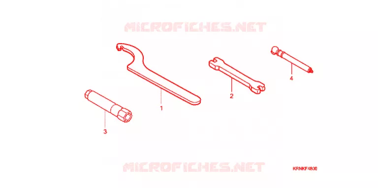 GEREEDSCHAP/ACCUVAK Honda MOTO 250 CRF 2011  CRF250RB