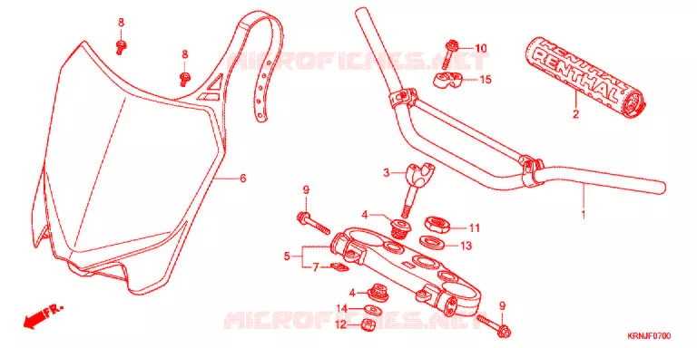 HENDEL PIJP/BOVENSTE BRUG (2) Honda MOTO 250 CRF 2017  CRF250RG