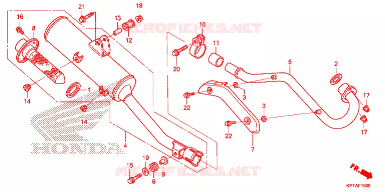 UITLAATDEMPER(2) Honda MOTO 150 CRF 2012  CRF150FC