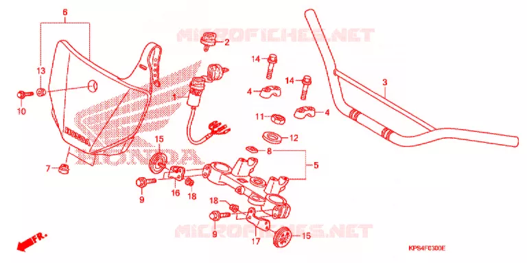 HENDEL PIJP/BOVENSTE BRUG (2) Honda MOTO 230 CRF 2004  CRF230F4