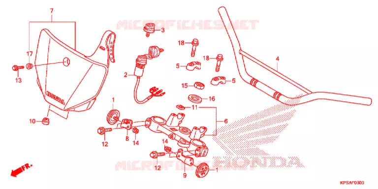 HENDEL PIJP/BOVENSTE BRUG (2) Honda MOTO 230 CRF 2015  CRF230FF