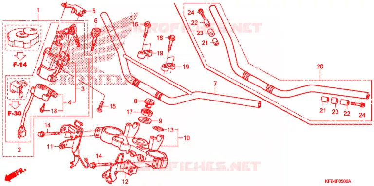 HENDEL PIJP/BOVENSTE BRUG (2) Honda MOTO 230 CRF 2011  CRF230LB